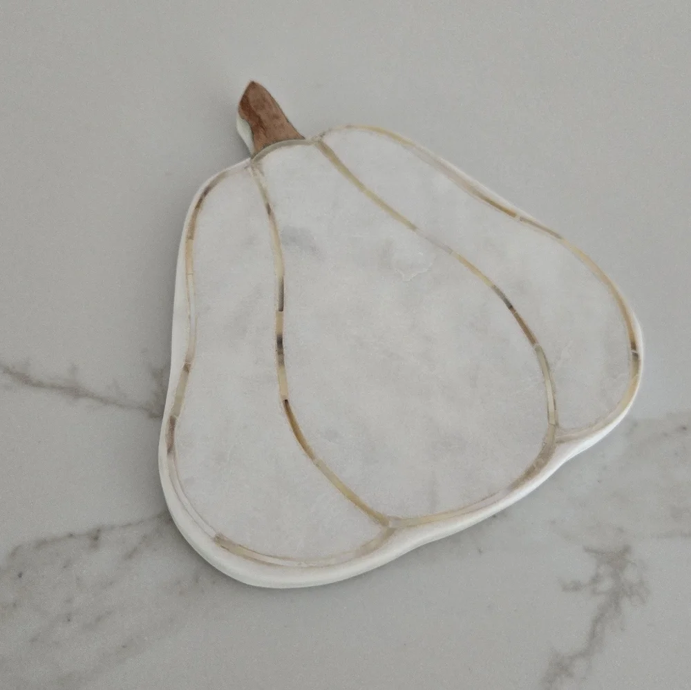 NWT Marble Pumpkin Coaster